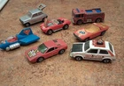 Vintage 70s 80s Die-Cast Lot Of 7 Cars , Hot Wheels ,Matchbox, Corgi No Reserve