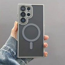 Schutz Hülle für Samsung Galaxy S25 FE S25 Ultra S24 Magnet Case Kameraschutz