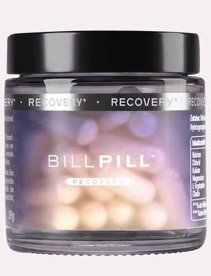 Bill Pill Recovery Kapseln 48 St. Anti-Kater-Pille, Energie-Booster, Kaulitz NEU