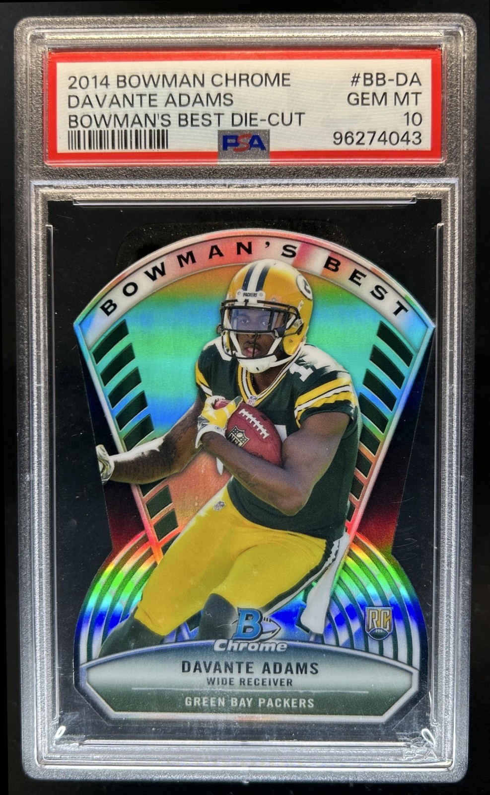 Davante Adams Bowman Chrome Bowmans Best Die-Cut #BBDA Base