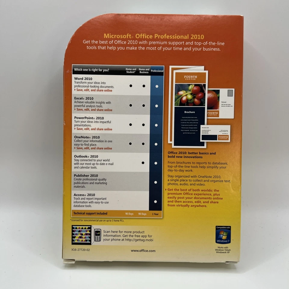Microsoft Office 2010 Professional Full English Retail Box Version - Image 2 of 3