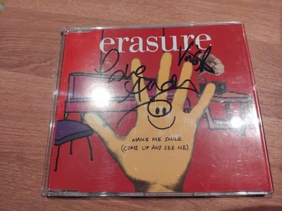 Rare Promotional Erasure SIGNED Make Me Smile (Come Up & See Me) CD single