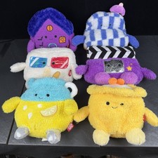 Bum Bumz Lot of 6 Halloween House Lemonade Sugar 3D Glasses 8" Plush Toy A