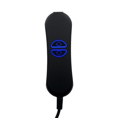2 Button 5 Pin Prong Hand Control Controller Remote USB Backlight Lift Chair