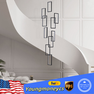 Modern Ceiling Lighting Living Room Chandelier Pendant Light w/ Remote Control
