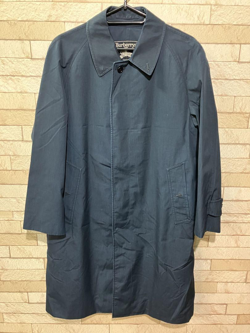 Burberrys ダークブルー トレンチコート ヴィンテージ 70s〜80s