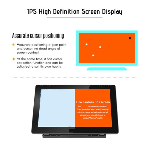 (Active Stylus&With ButtonsBlack)BOSTO 16HDK Portable 15.6 Inch H-IPS TDW - Zdjęcie 9 z 12