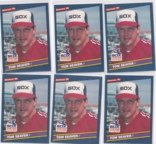 1986 DONRUSS TOM SEAVER #609 * WHITE SOX * HOF * 6 CARD LOT * BREAK FACTORY SETS