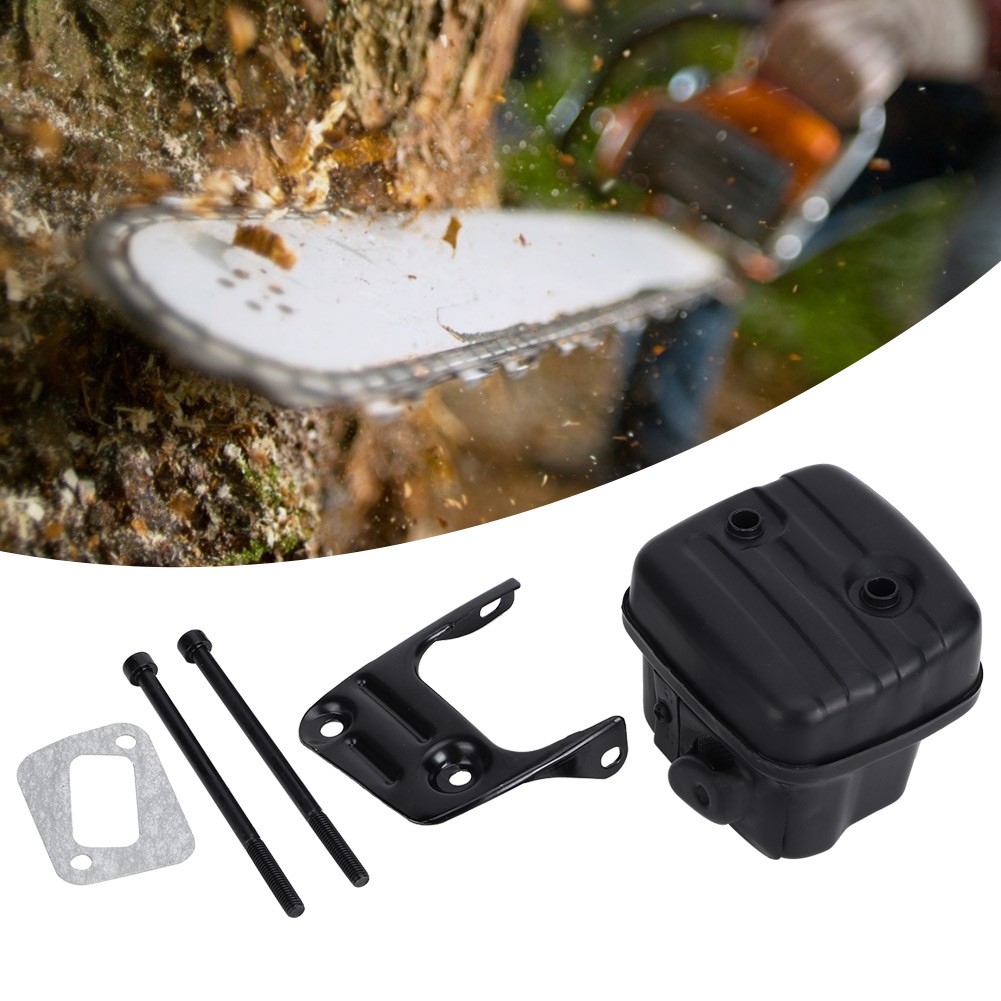 ✿ Electric Chainsaw Muffler Kit Chainsaw Parts Accessories Fit For
