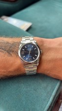 Rolex Air King 14000 Arabic Blue Dial 34mm Steel - Watch Only