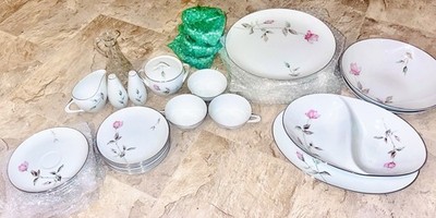 Style House Fine China Dawn Rose Pattern