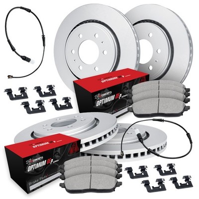 For Dodge Sprinter 3500 07-09 R1 Concepts Front & Rear Brake Kit w Optimum Pads