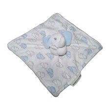 Blankets  Beyond Baby Elephant Lovey Lovie Security Blanket Soft Blue 12" x 12"