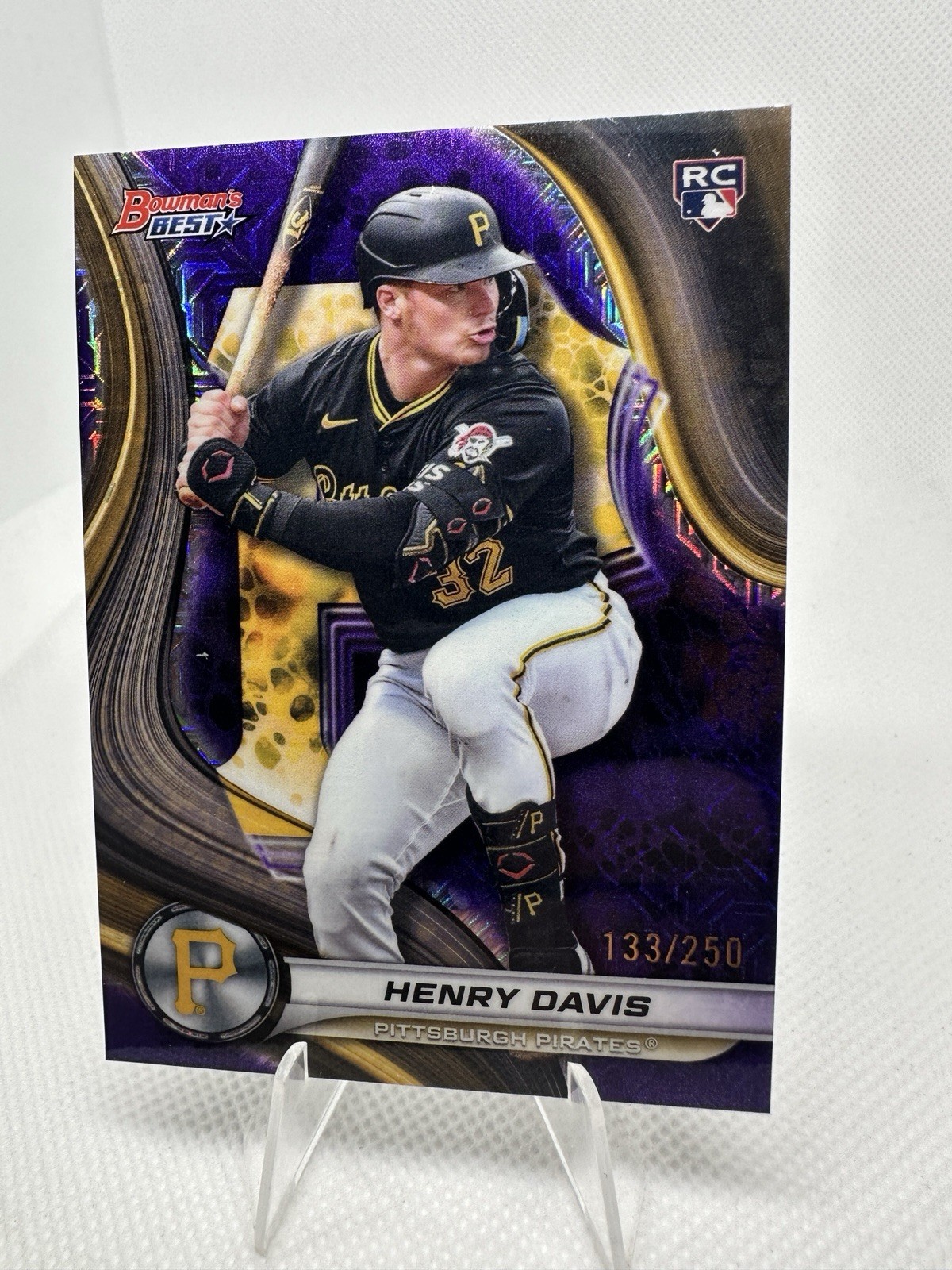 2024 Bowman's Best Henry Davis #50 Purple Refractor RC /250
