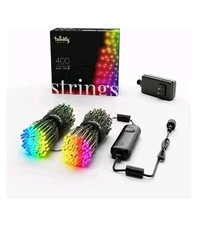 Strings 400 LED RGB+White, LED Light String, in- and Outdoor Smart Multicolor...
