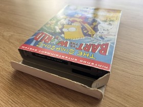 The Simpsons Bart vs The World Nintendo NES - Complete CIB Boxed with Manual PAL