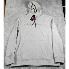 Men’s Quiksilver Heather Gray Pullover Hoodie, Size Large New With Tags