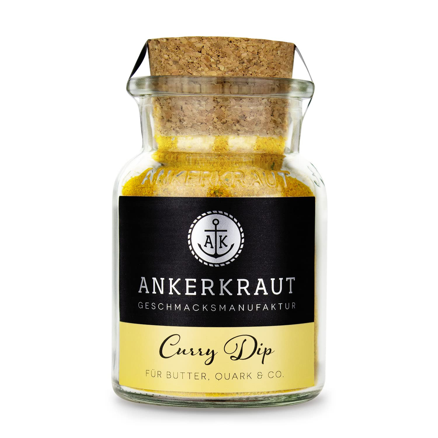 Curry-Dip Gewürz, 90g im Korkenglas, Einfach Selber Machen, Perfekt für G