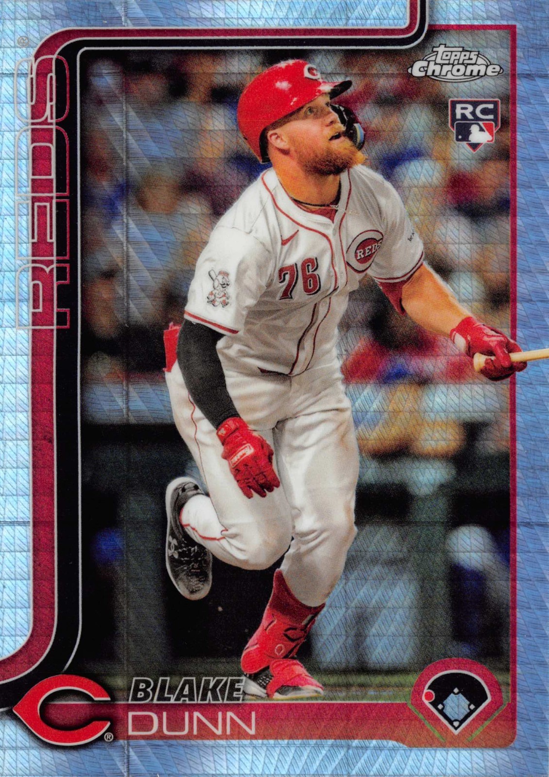 Blake Dunn Cincinnati Reds 2025 Topps Chrome Prism Refractor RC #161