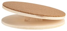Laufteller aus Holz & Kork für Hamster | Laufrad-Alternative für Nager