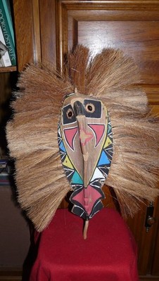 Coroado (Puri) Indian Brazil Amazon Mask