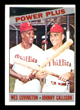 1966 TOPPS OPC O PEE CHEE #52 Wes Covington/Johnny Callison EX+ Phillies Card