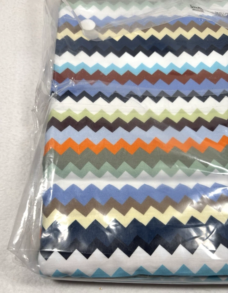 MISSONI Valparaiso Duvet Pillowcases Chevron Multicolor 3PC Italy Multicolor - Image 4 of 4