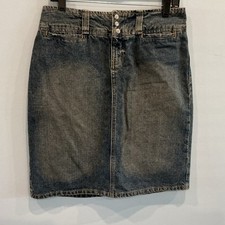 New Vintage Polo Ralph Lauren Womens Mini Skirt Biker Size 8 Western Y2K 90s