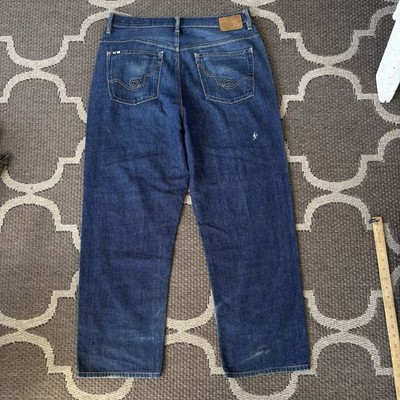 Ecko Unltd Baggy 34'' Jeans Y2K Skater Hip Hop Wide Leg Embroidered Jesse Pinkman