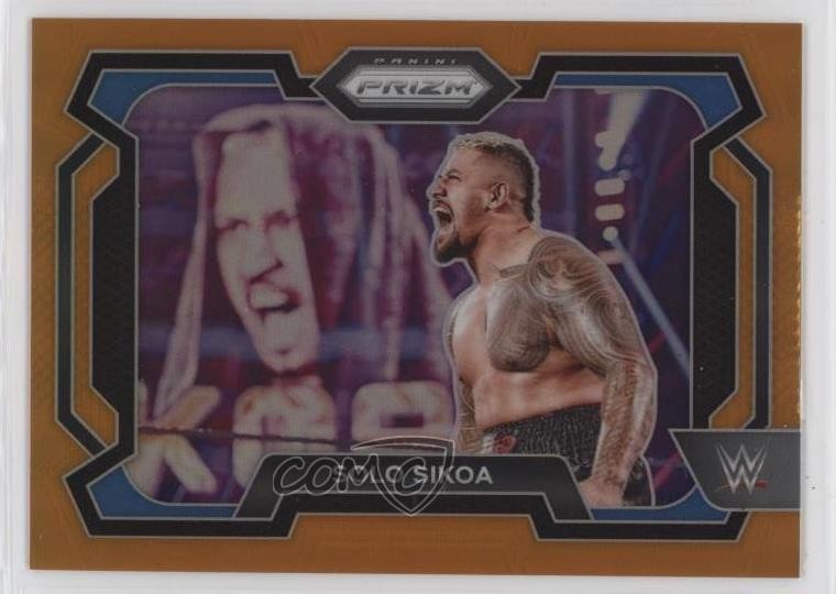 2024 Panini Prizm WWE Orange Prizm 94/99 Solo Sikoa #49 1dm4