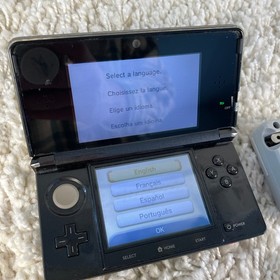 Nintendo 3DS Cosmo Black Handheld Console System CTR-001 Tested
