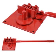 Manual Steel Bar Rebar Bender Portable Construction DIY Building Bending Machine