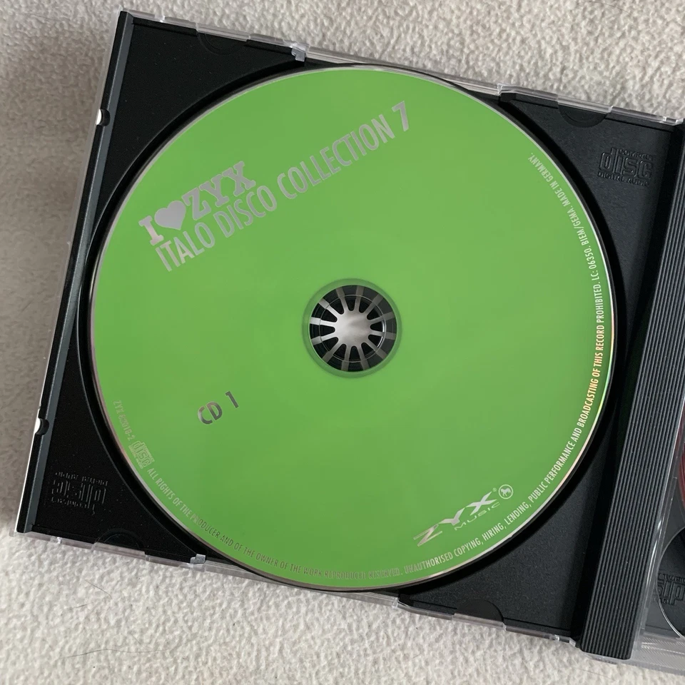 3CD I❤️ZYX — Italo Disco Collection 7 — 36 hits: Rex Abe/Mauro/Karl Olivas/etc Foto 4 de 4