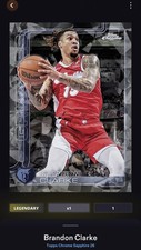 NBA Collect Digital Sapphire Chrome Brandon Clarke Black /10