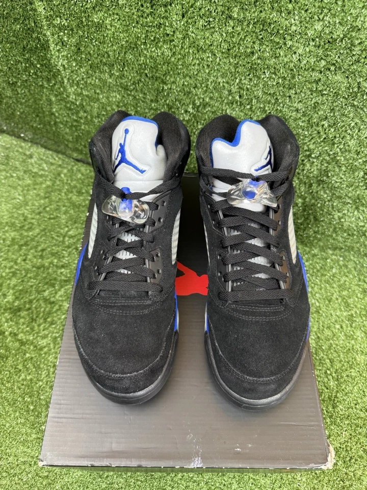 Tamanho 9 - Jordan 5 retrô Mid Racer azul - Imagem 2 de 4