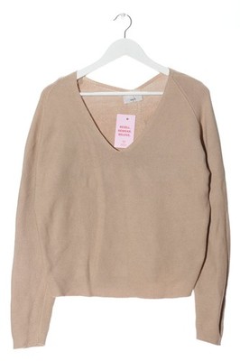 MINIMUM V-Ausschnitt-Pullover Damen Pullover Gr. DE 38 camel Casual-Look