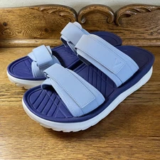 Vionic Renewal Slip-On Slide Recovery Sandals Womens Size 11/Mens 9.5 Blue