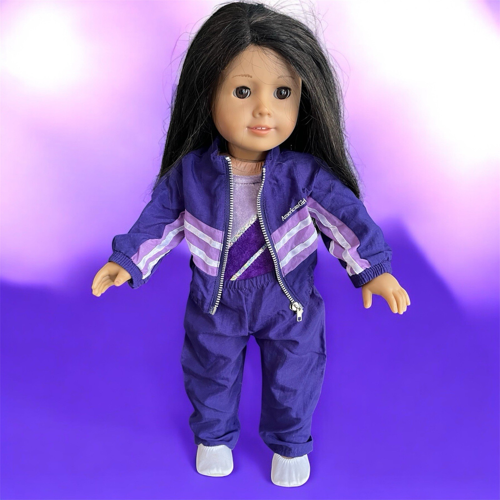 American Girl Today Purple Gymnastics Outfit. 2001. Near Com