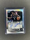 2025-26 Bowman U Chrome 1st Jamier Jones Base Chrome Prospect SILVER Autograph