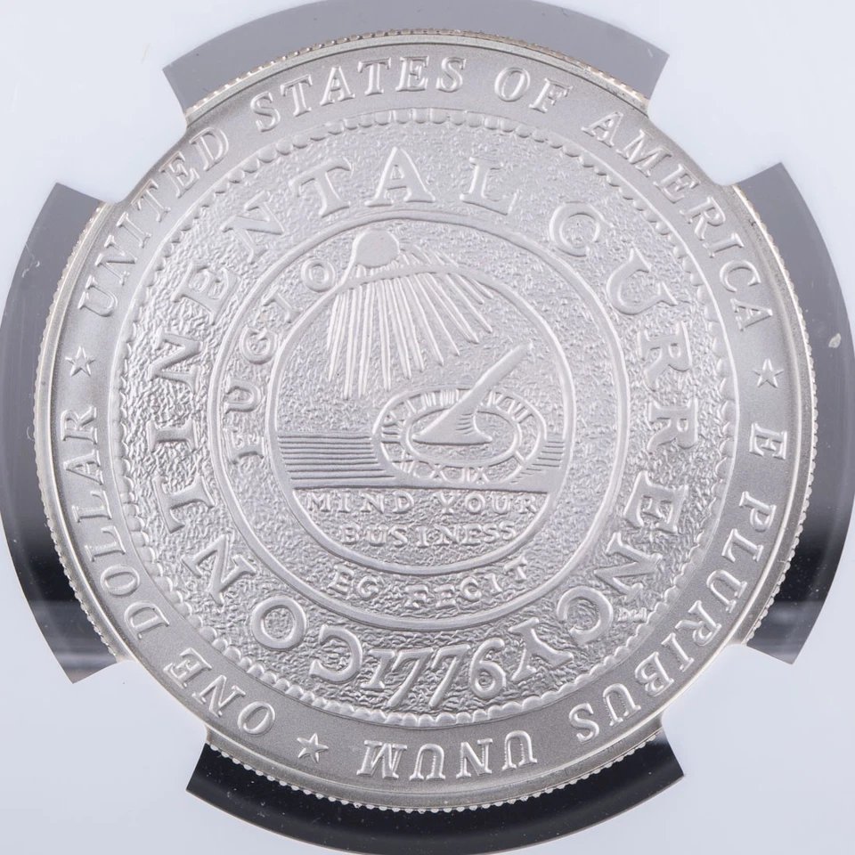 Certified 2006-P Silver $1 NGC MS69 Ben Franklin Founding Father  - Image 4 of 4