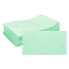 Cocktail Napkins, 100 Pack Green 2-Ply 16" x 13" for Dinner Wedding Bar Party