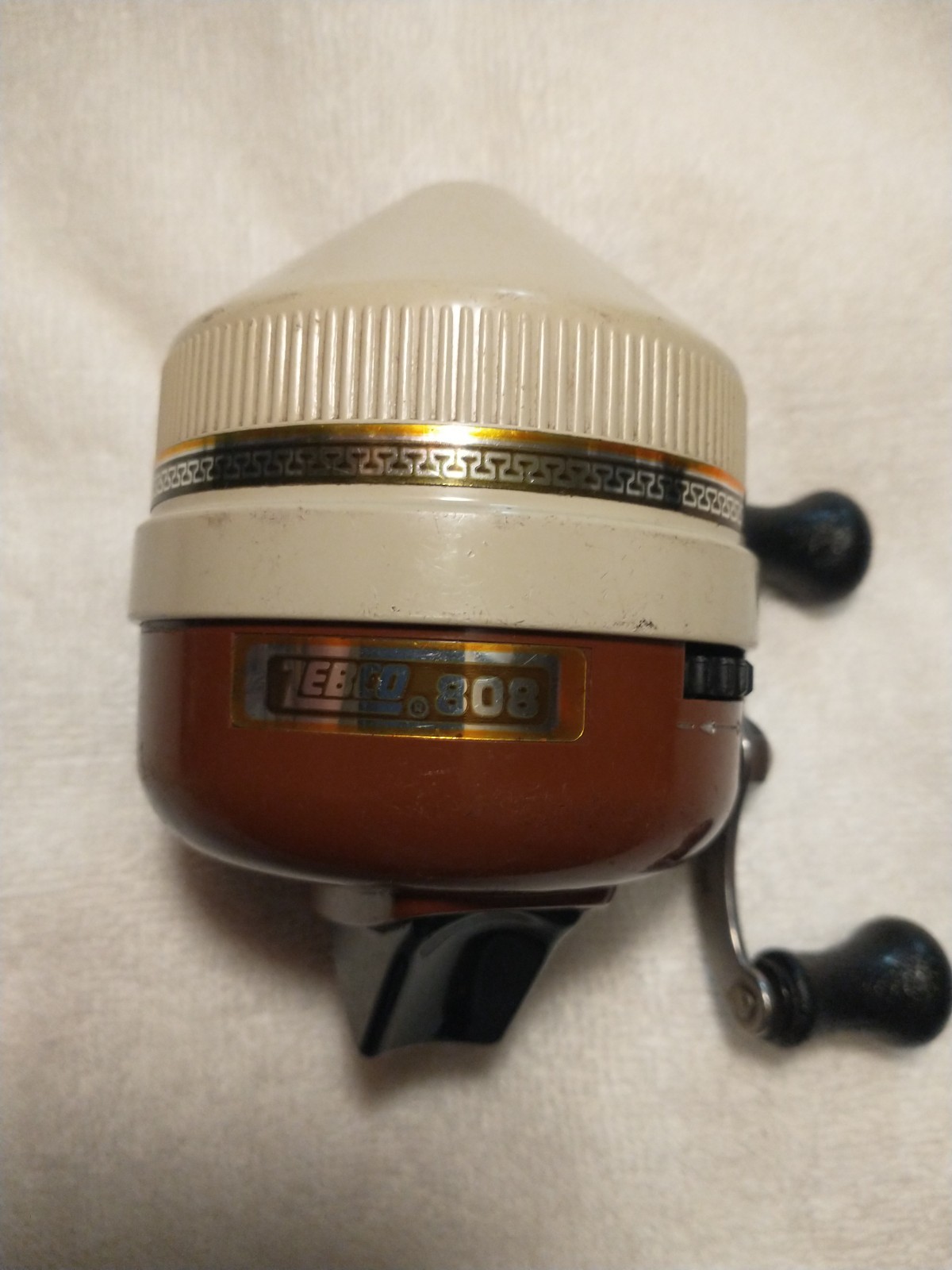 Zebco 808 Vintage Fishing Spincast Reel Tested, Fully Functi