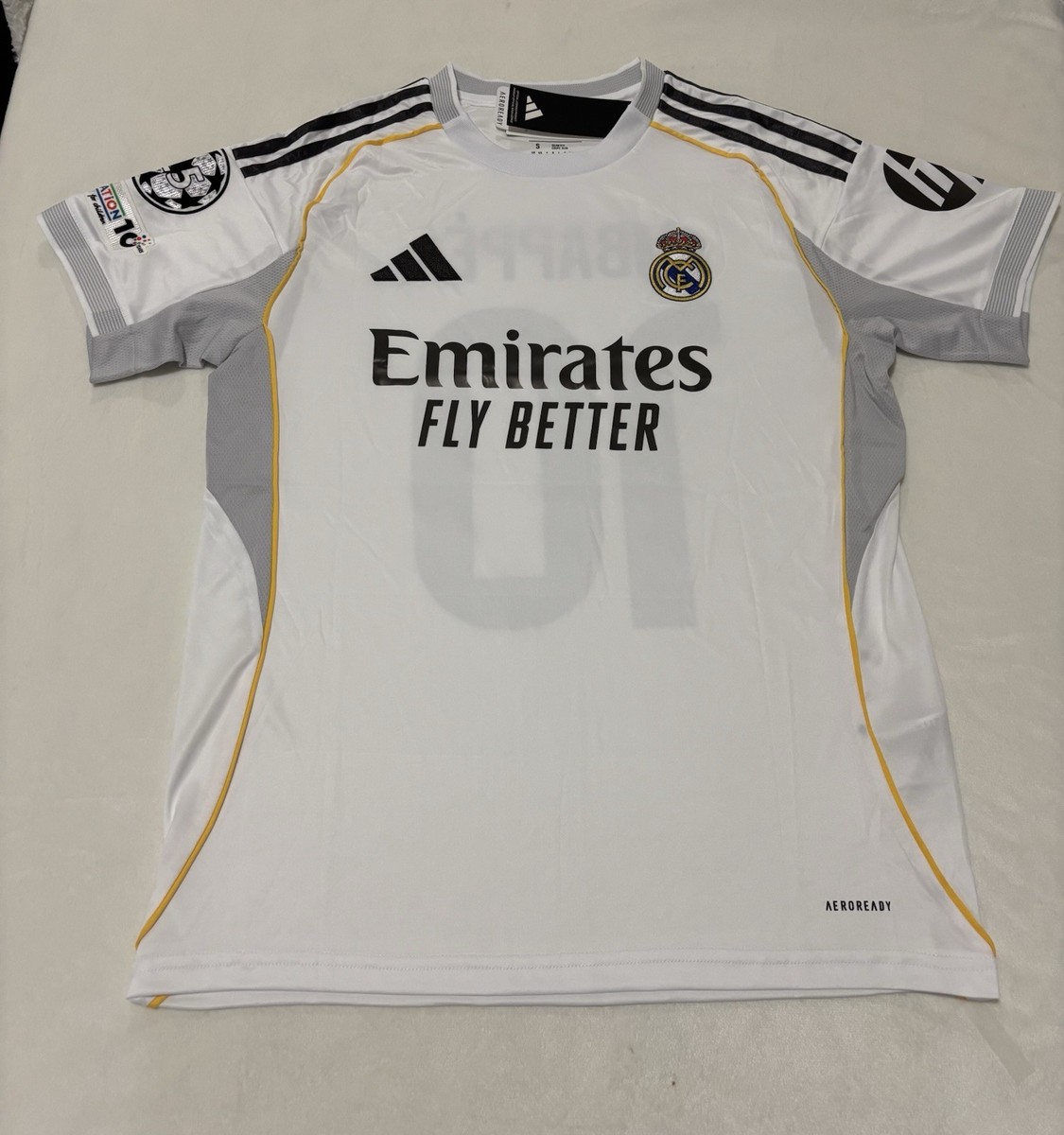 Real Madrid MBAPPÉ 10番 ホームユニフォーム Kylian Mbappe #10 Authentic Home Jersey 25/26 Real Madrid