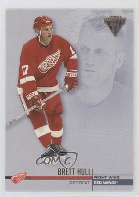 2001-02 Pacific Private Stock Titanium Retail Brett Hull #50 HOF e6j