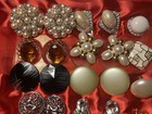 Unbranded Vintage Style Mixed Lot 24 Clip-Ons & Screw Backs Earrings Faux Pearls — photo 5
