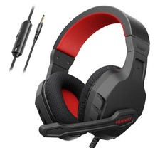 NUBWO U3 Gaming Headset Black/Red Noise Isola...