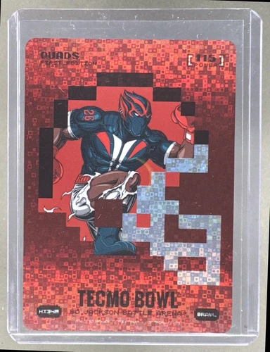 Quads 2026 Bo Jackson Battle Arena Tecmo Bowl #HI348 Helmet Icon First Edition