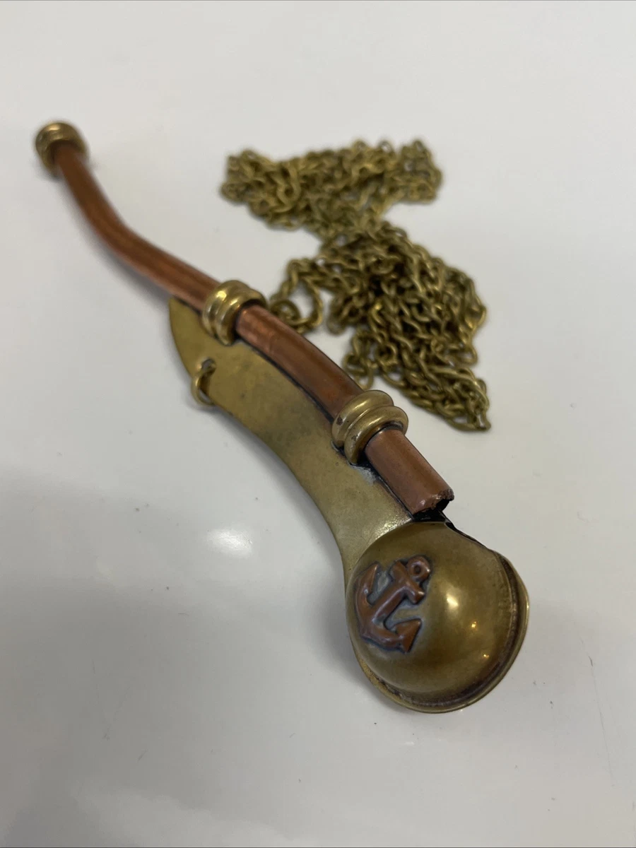 Authentic Boatswain Pipe Nautical Bosun's Whistle Handmade in England