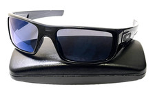 OAKLEY CRANKSHAFT OO 9239-2660 Black Ink Ice Iridium Rectangular Wrap Sunglasses