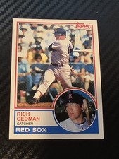 1983 Topps - Rich Gedman #602 Boston Red Sox 